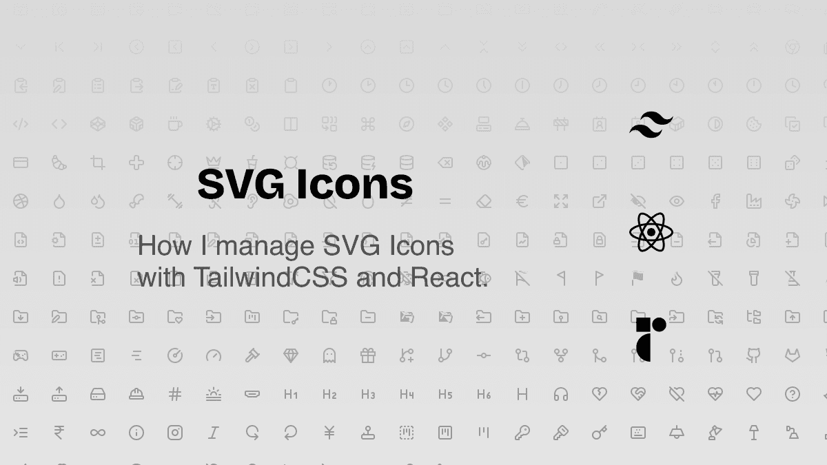 SVG Icons with TailwindCSS and React